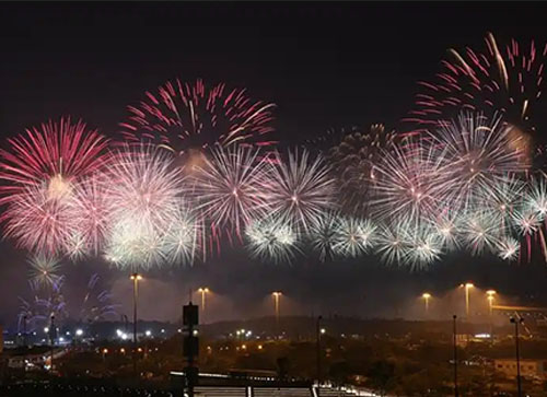 连州市焰火晚会